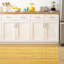 Sunflower Ticking Yellow Machine Washable Rug-1396948157