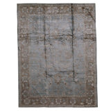 Oriental Area Rug in Gray