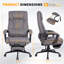 Fauteuil de direction chauffant avec repose-pieds-133409166