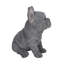 Statue chiot bouledogue français assis