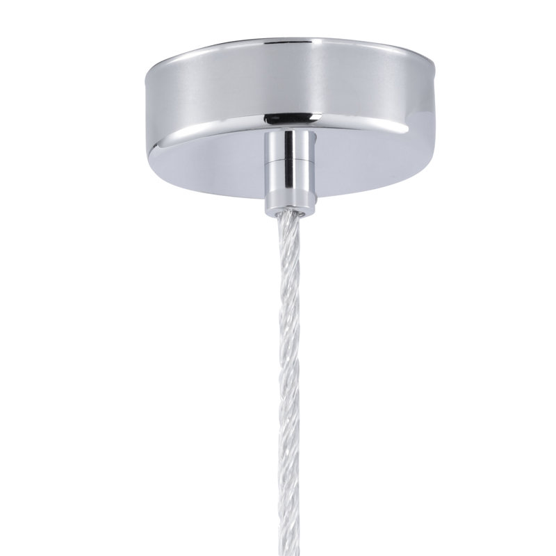 Kuhlmann 1 - Light LED Cylinder Pendant, Chrome