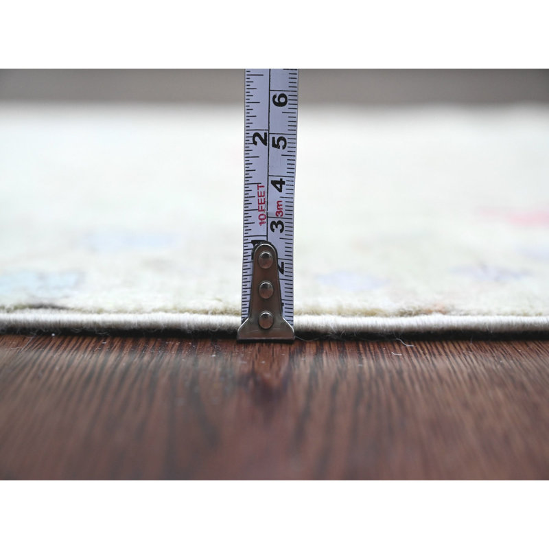 Tapis de couloir vert en laine nouée à la main 2 pi 6 po x 11 pi 4 po 98D88C8804074757BEC53AAD7999EB21