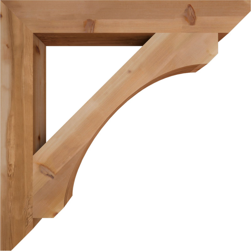 Support lisse à lattes Legacy, Cèdre rouge, H 46 po x l 6 po x P 46 po