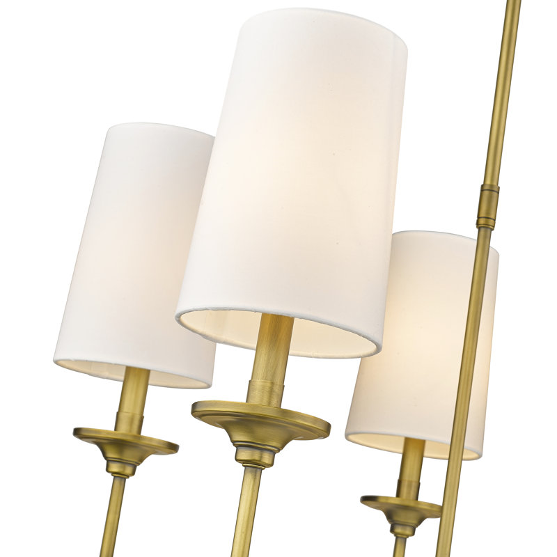 Lustre traditionnel / classique à 5 lumières de style bougie Hayse