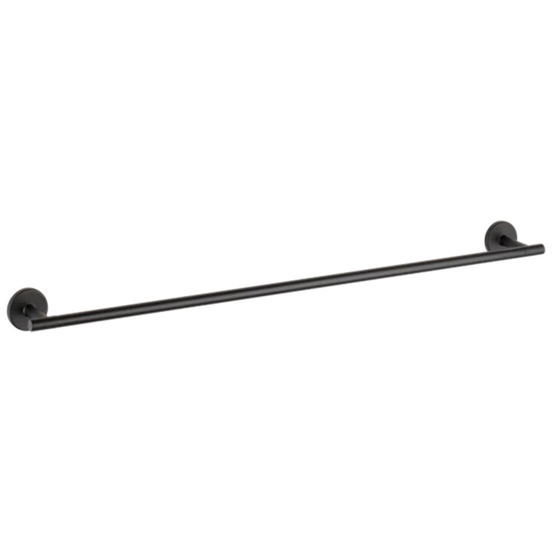 Trinsic 30 in. Wall Mount Towel Bar Bath Hardware Accessory in Matte Black