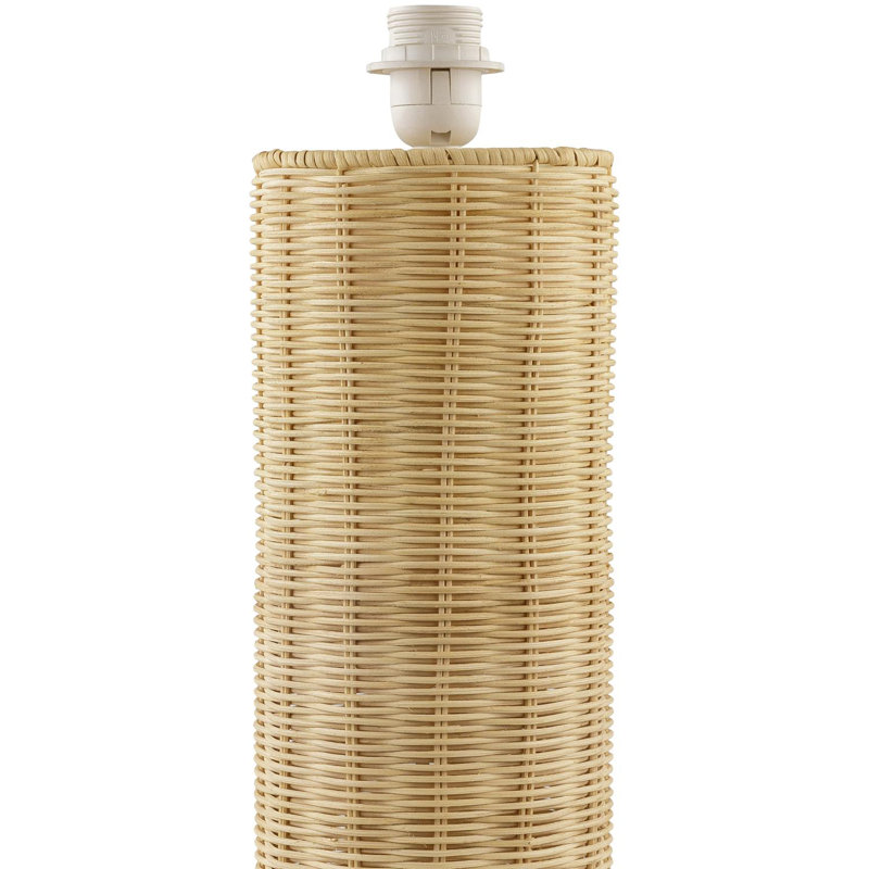 Lampe de table en osier / rotin Carmina
