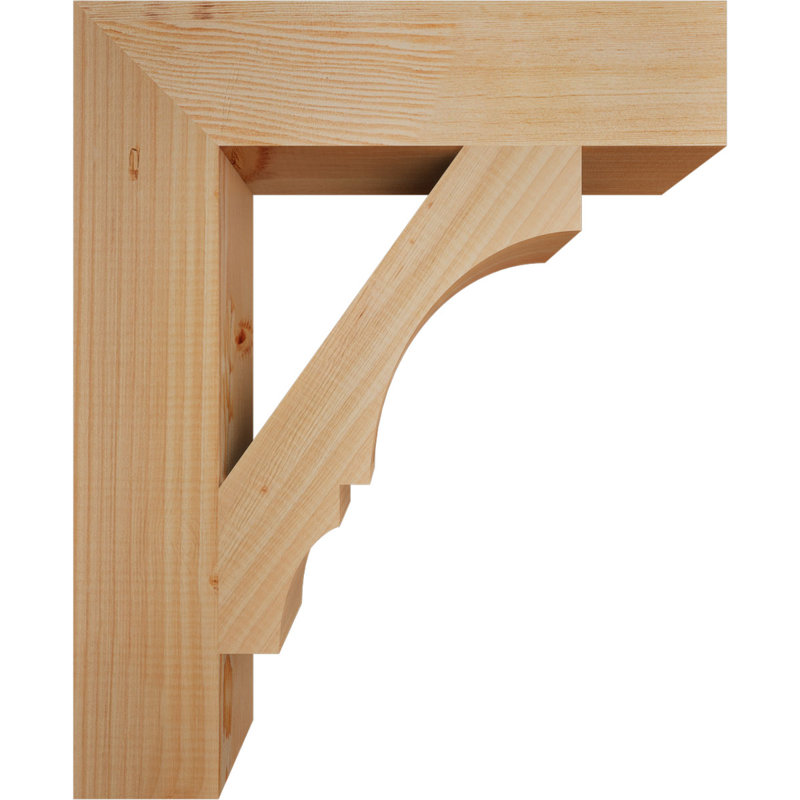 Support de bloc Balboa, L 3 1/2 po x P 18 po x H 22 po, Sapin de Douglas lisse
