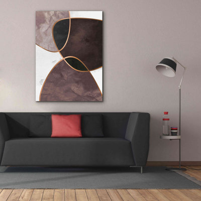 'Velvet Shapes 4' by Design Fabrikken, Giclee Canvas Wall Art