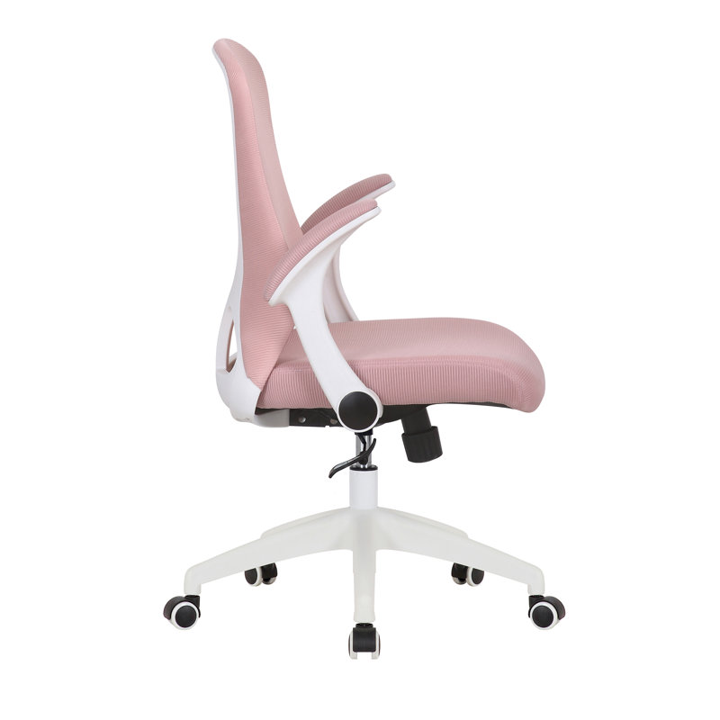 Chaise de travail en filet Pranav Dario, Rose