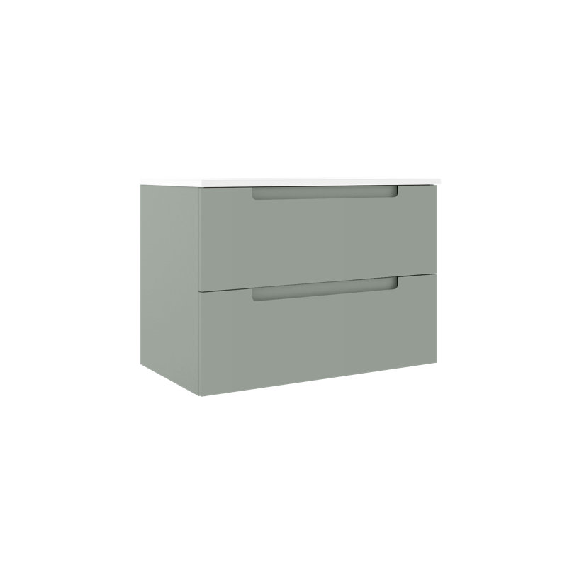 Ensemble de meuble-lavabo simple 31 po, Vert sauge