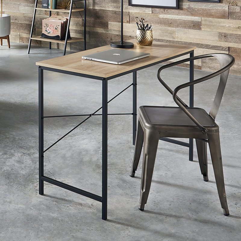ClosetMaid Industrial Writing Desk, Natural/Black