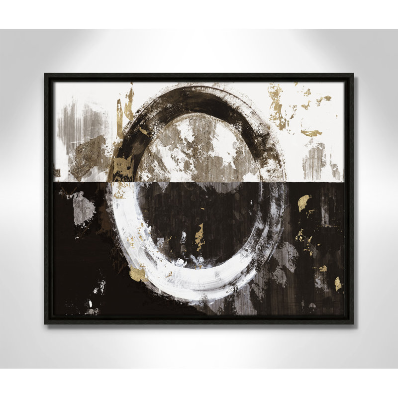 «Evoke II Print» par Tom Reeves, H 17,5 po x l 21,5 po, Espresso