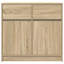 Sideboard With Drawer 80X34x76 Cm Engineered Wood-1128591408