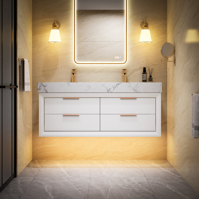 Meuble-lavabo simple avec plateau Mayatte Grado