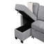 Canapé modulaire de style moderne fabriqué en bois et en velours-1435233810