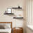Kaster 3 Piece Wood Floating Shelf 16" Rustic Natural Wood Wall Shelves for Home Decor Frame Display Wall Mounted Floating Shelf-1016303726