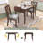 29"- 45" Extendable Dining Table for 4, Folding Kitchen Table-1540619789