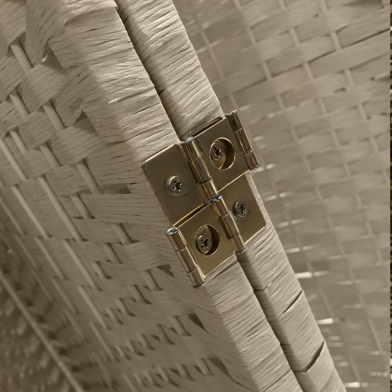  Paravent pliable Sorbus, extra large, 6 panneaux, Beige, 6