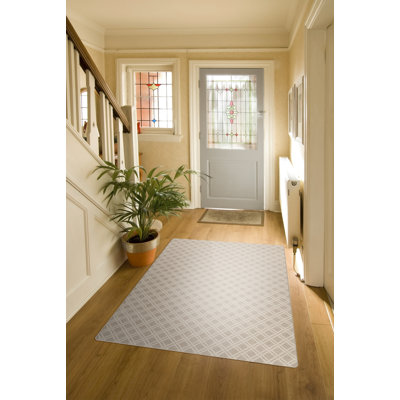 Tapis cramoisi à motif de treillis Imagine Canova