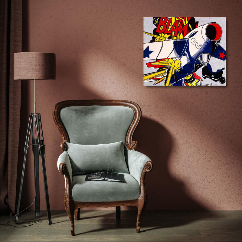 Blam, 15" H x 18" W