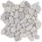 Bond Tile Picturesque Tumbled 11.81 in. x 11.81 in. Gray Floor and Wall Mosaic (0.97 sq. ft. / Sheet)-49414423