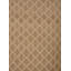 Geometric Area Rug in Brown