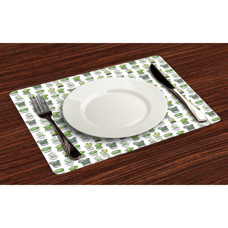 Polyester Abstract Rectangle Placemat