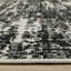Tapis d'extérieur abstrait beige et noir 5 pi x 7 pi résistant aux taches
