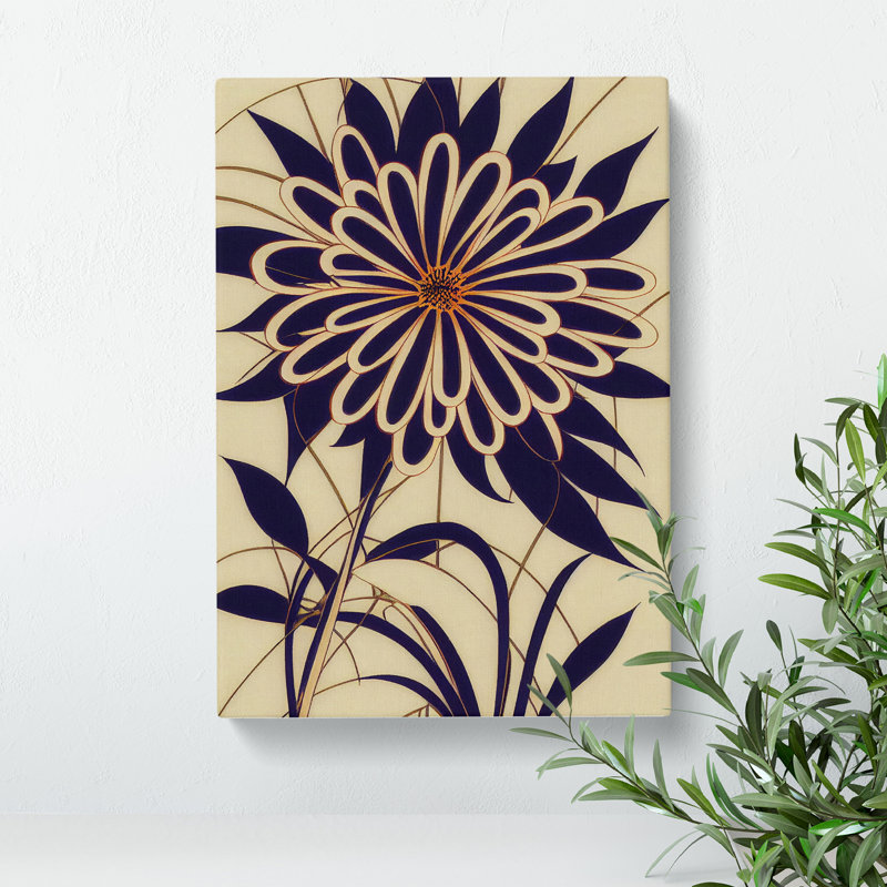 The Classic Flower - Wrapped Canvas, 50cm H x 35cm W x 3cm D
