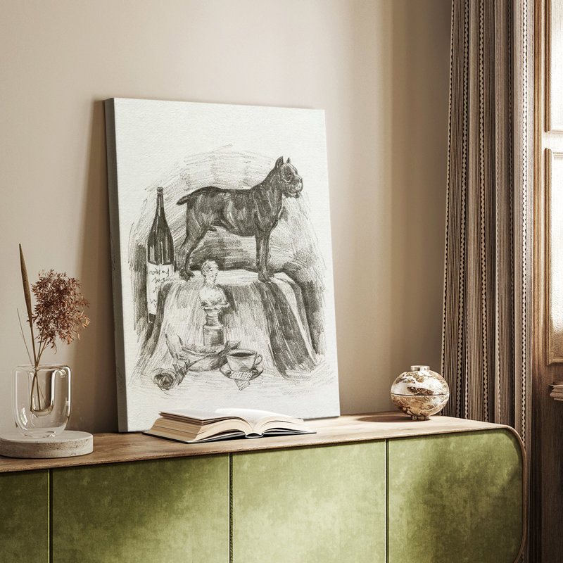 A Gentleman I - galerie sur mesure, H 48 po x l 32 po