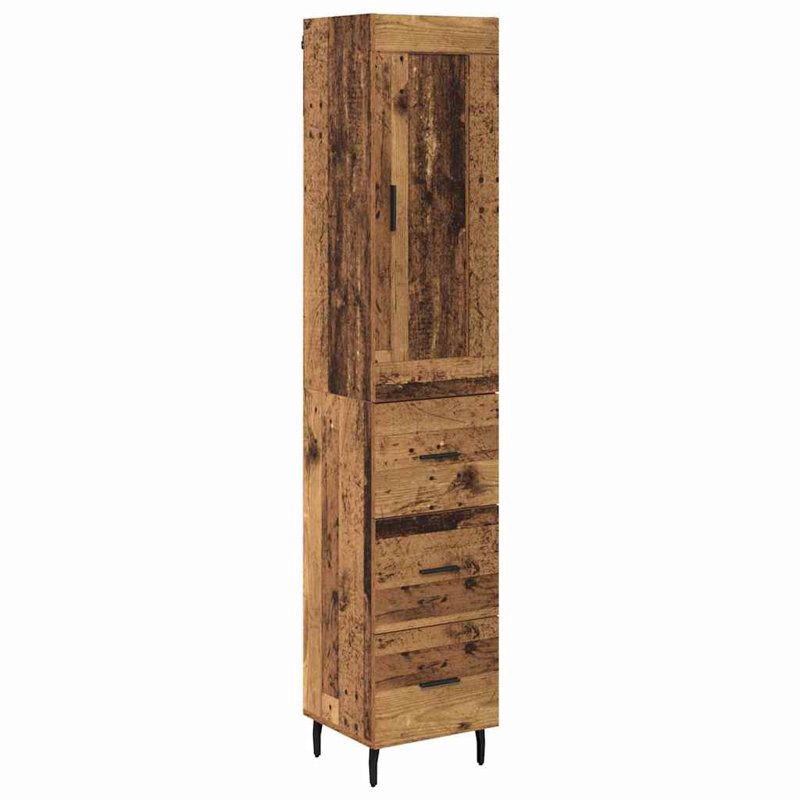 34.5cm Sideboard, Old Wood