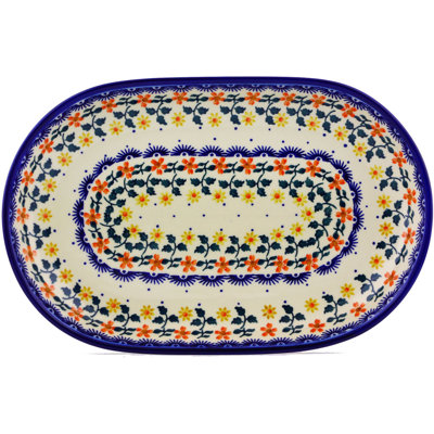 Polish Pottery Stoneware Platter