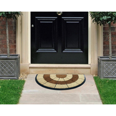 Carrion Non-Slip Geometric Indoor / Outdoor Doormat
