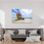 «Vibrant Miami Beach Tower», impression de paysage abstrait coloré sur la plage-620237785