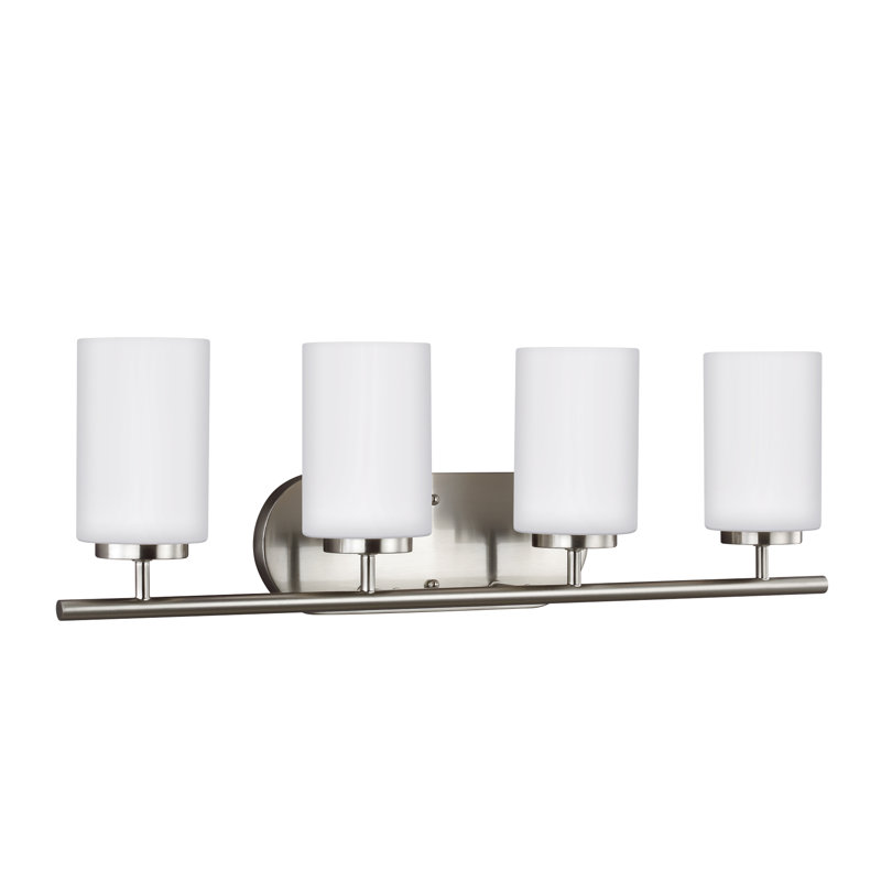 Oslo 4 - Light Dimmable Vanity Light, Brushed Nickel, LED, No