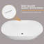 51'' x 28'' Freestanding Soaking Acrylic Bathtub-94129006