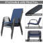 Fauteuils de salle à manger d'extérieur empilables pour tous les temps (ensemble de 4)-1553150816