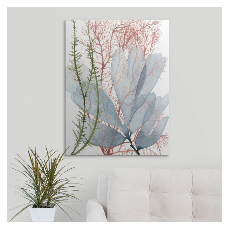 «Seaweed Flow I» par Grace Popp, impression, H 48 po x l 36 po x P 1,5 po, Toile