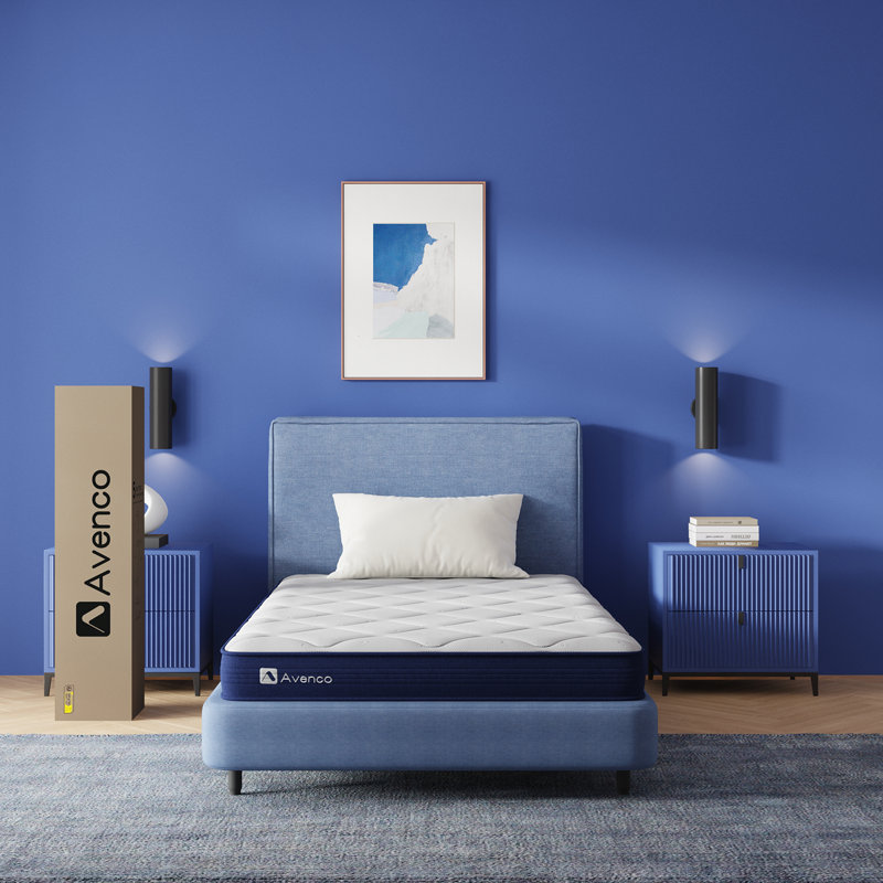 Avenco 6'' Medium Soft Gel Memory Foam Hybrid Mattress, Twin