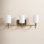 Rowley 3 Light Frosted Dimmable Vanity Light