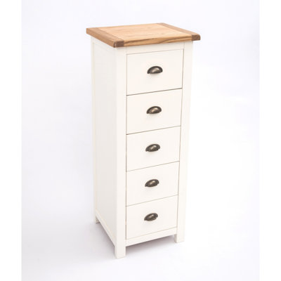 45 cm W Chest of 5 Drawers