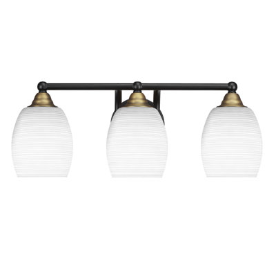 Barre d'éclairage de salle de bain 3 lumières Michell