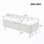 Banc de rangement rembourré avec couvercle relevable-1184087818