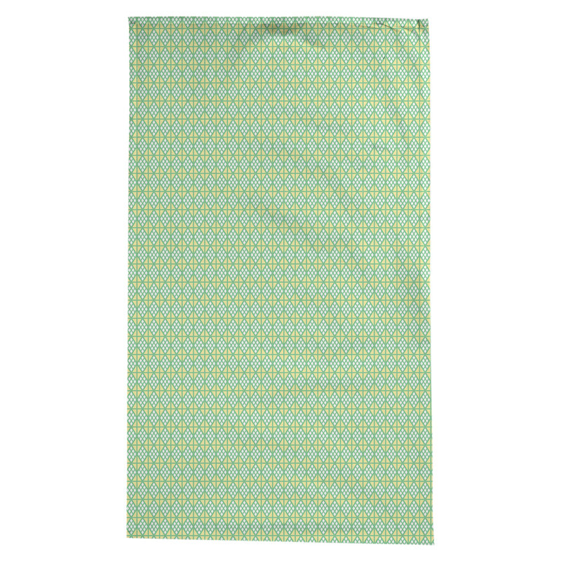 Nappe diamants Leffel, Vert / Jaune