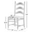 Vintage Market Rush Seat Ladder Back Side Chair-780602653