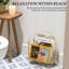 Freestanding Magazine Rack, Magazine Organizer Metal Holder