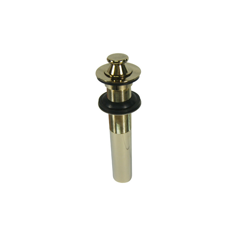 Lift and turn Tub Drain, Polished Brass