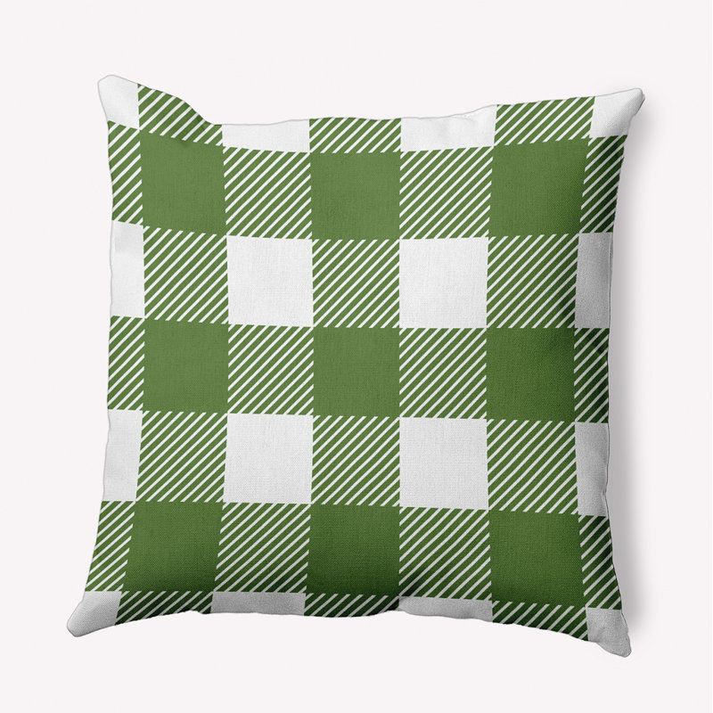  Housse de coussin décoratif en polyester par E by Design, 18 po x 18 po, Oignon vert