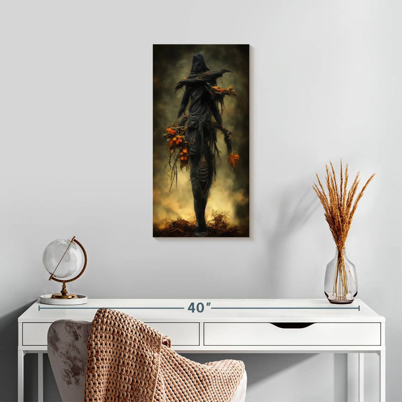 Sorcière d'Halloween, H 24 po x l 12 po