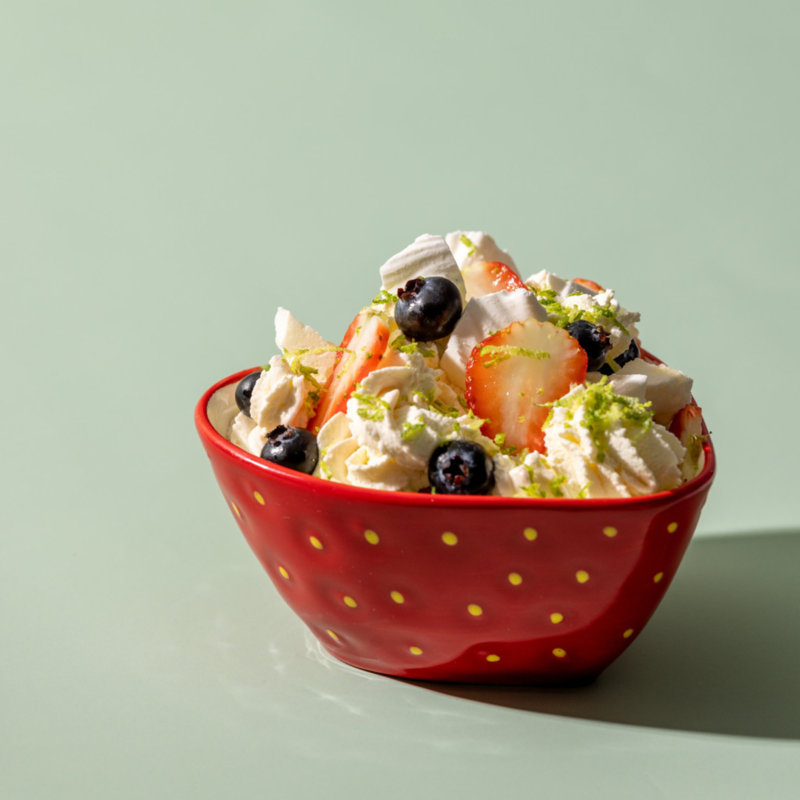 Ensemble de 4 bols à fraises